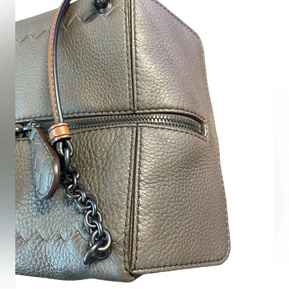 RARE Bottega Veneta Leather & Suede Cube Bag - Picture 9 of 15